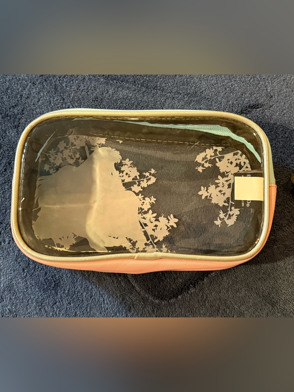 Inuyasha Pink Anime Cosmetic Bag with Clear Top - Picture 6 of 9